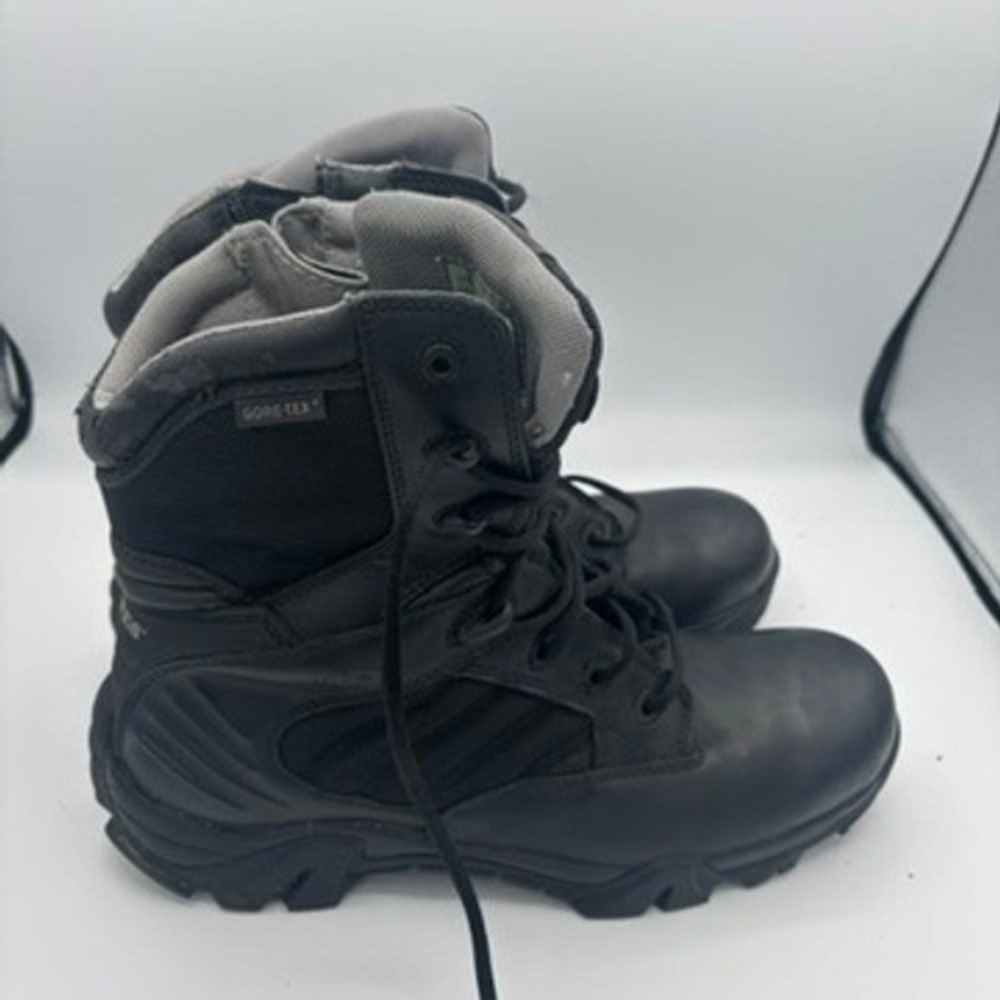Bates Tactical Boots Mens Sz 12 Black GORE-TEX Side Zip Combat Work